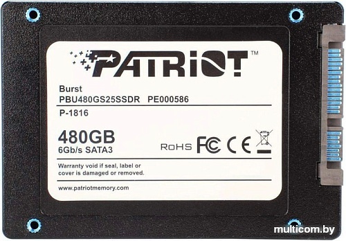 SSD Patriot Burst 480GB PBU480GS25SSDR