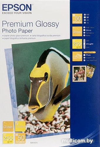 Фотобумага Epson Premium Glossy Photo Paper 13x18 50 листов (C13S041875)