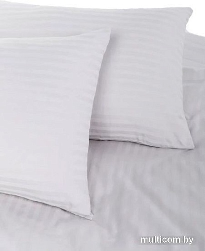 Постельное белье GoodNight Pure Страйп-сатин 1.5сп 417432 (светло-серый)