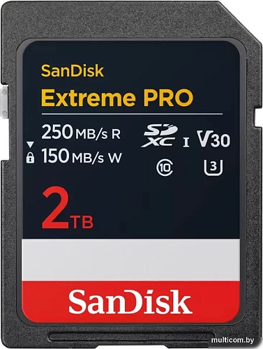 Карта памяти SanDisk Extreme PRO SDXC SDSDXXD-2T00-GN4IN 2TB