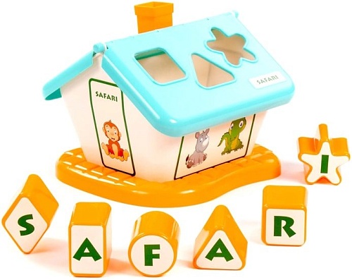 Сортер Полесье Садовый домик сафари 90317 (бирюзовый)