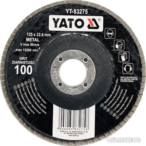 Шлифовальный круг Yato YT-83274