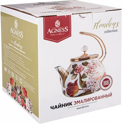 Чайник без свистка Agness Фландрия 950-443
