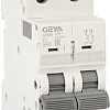 Выключатель автоматический GEYA GYM9 2P 2А C 6кА GYM92P2C
