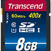 Карта памяти Transcend SDHC Class 10 UHS-I Premium 8Gb (TS8GSDU1)