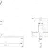 Смеситель Bravat Riffle F672106C-LB