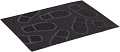 Придверный коврик SunStep Следы 40х60 31-022 (черный)