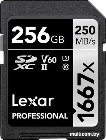 Карта памяти Lexar LSD256CB1667 SDXC 256GB