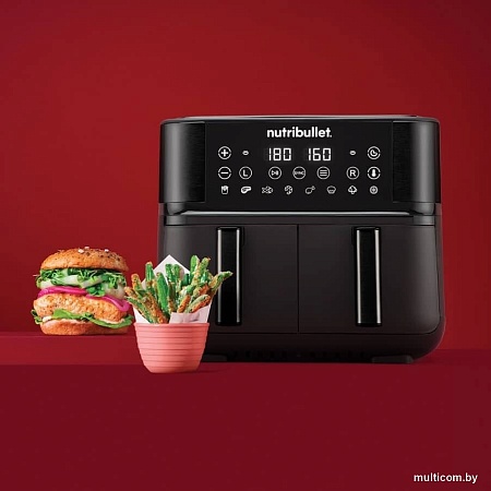 Аэрофритюрница NutriBullet Twin Drawer NBA081B