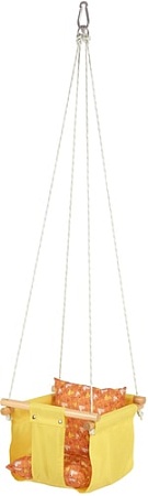 Подвесные качели Polini Kids Зверушки (желтый)