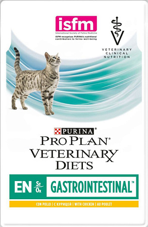 Пресервы Pro Plan Veterinary Diets EN ST/OX Gastrointestinal с курицей 85 г