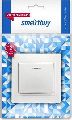 Выключатель SmartBuy Венера SBE-01w-10-SW1-1