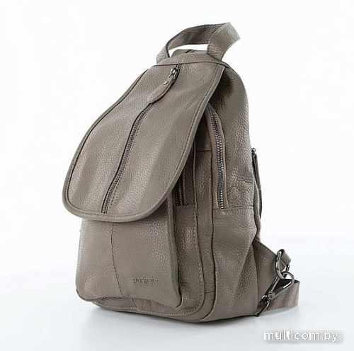 Городской рюкзак Poshete 921-0171-DCF (темный кофейный)