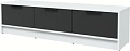 Тумба Интерлиния ТВ Концепт КТ-ТВ3-35 (антрацит/белый платинум)
