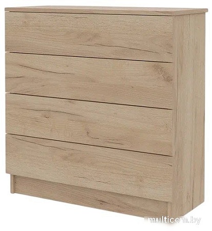 Комод Горизонт Нео 760 4 ящика (дуб золотой крафт)
