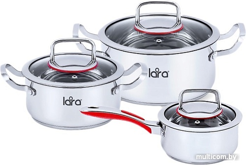 Набор кастрюль Lara LR02-108 Prima