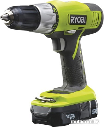 Дрель-шуруповерт Ryobi R18DDP-LL13S 5133002075 (с 2-мя АКБ 1.3 Ah)