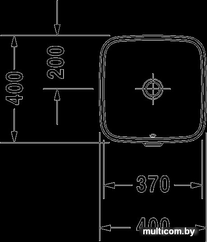 Умывальник Duravit DuraStyle 40x40 (0373370000)
