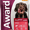 Сухой корм для собак Award Adult All Breed для всех пород с ягненком, индейкой с добавлением яблока и черники 2 кг