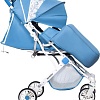 Коляска прогулочная «книга» Farfello Comfy Go CG-102 (голубой/яркий белый)