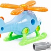 Конструктор Полесье 76663 Вертолет (синий)