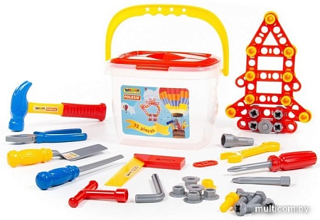 Набор инструментов игрушечных Полесье №1 47151 (в ведерке)
