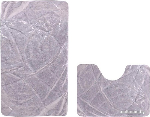 Набор ковриков Gokyildiz Standart 0.5x0.8 CROSS-7022-LIGHT-GRAY