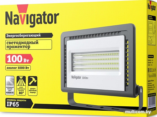 Уличный прожектор Navigator NFL-01-100-4K-LED