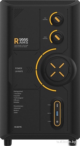 Корпус ALSEYE RAMS 2.0 Type-C (черный)