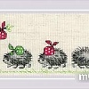 Набор для вышивания Риолис Ежики № 1711