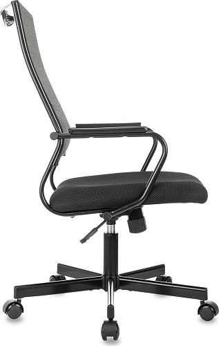 Офисное кресло Бюрократ CH Balance черный Elastic-102 TW-11 (сетка/ткань крестовина металл черный)