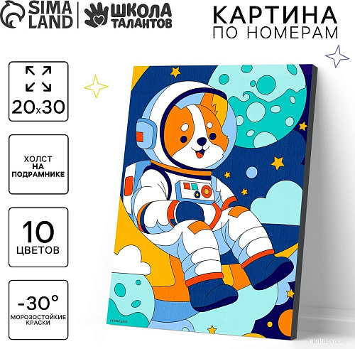 Школа талантов Корги космонавт 10667303