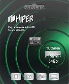 Карта памяти Hiper microSDXC 64GB UHS-1 U3 V30 HI-MSD64GU3V30
