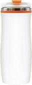 Термокружка UTTA Latte 5003.07 0.42л (белый/оранжевый)