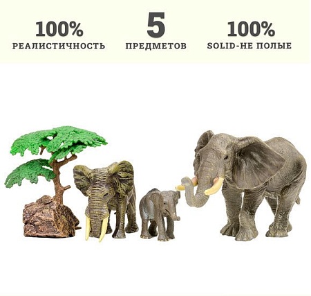 Набор фигурок Masai Mara Мир диких животных MM201-010