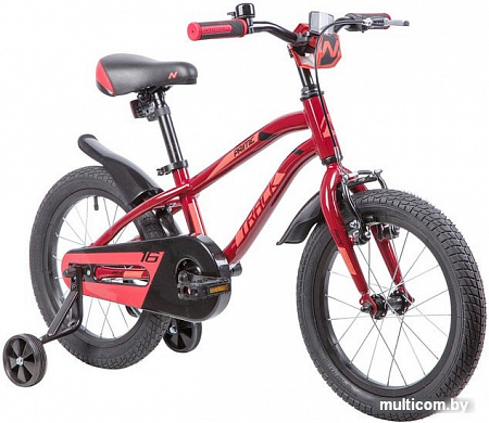 Детский велосипед Novatrack Prime 16 (красный/черный, 2019)