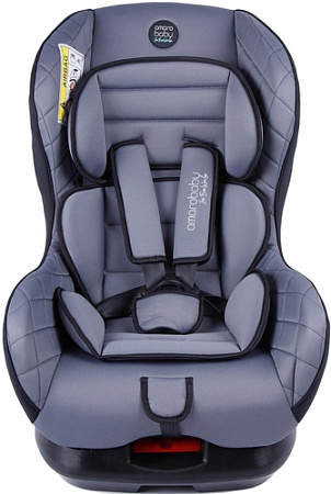Детское автокресло Amarobaby Safety (серый/черный)