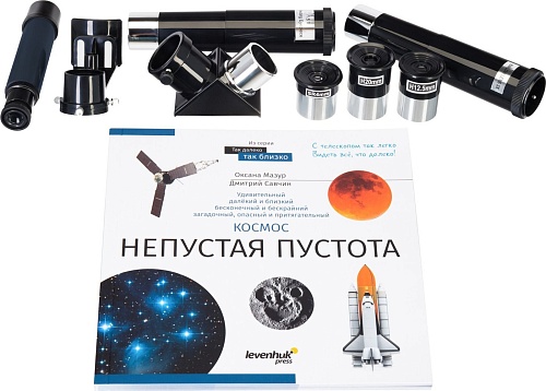 Телескоп Levenhuk Discovery Spark Travel 60 с книгой