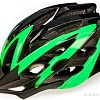 Cпортивный шлем Favorit IN20-L-GN (L, черный/зеленый)