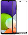 Защитное стекло Case Full Glue для Galaxy A22 4G (черный)