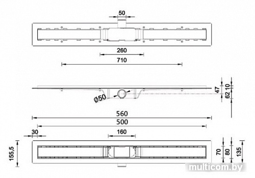 Сифон Styron STY-M-50