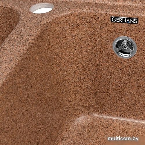 Кухонная мойка Gerhans C02 (терракотовый)