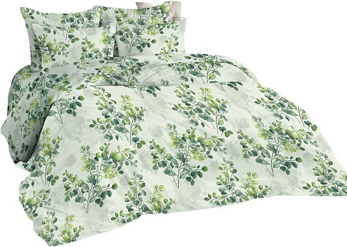 Постельное белье Миланика Компари 2сп с европростыней (бязь)