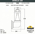 Уличный настенный светильник Fumagalli Mirella FU_D15.505.000.BXD1L.CRB