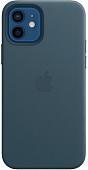 Чехол Apple MagSafe Leather Case для iPhone 12/12 Pro (балтийский синий)