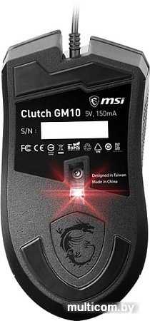 Игровая мышь MSI Clutch GM10