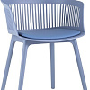 Стул с подлокотниками Stool Group Crocus c подушкой (голубой)