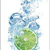 Газовая колонка Zanussi GWH 10 Fonte Glass Lime