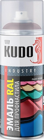 Эмаль Kudo для профнастила RAL 7024 0.52 л (серый графит)