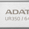 USB Flash ADATA UR350 64GB UR350-64G-RSR/BG (серебристый/коричневый)